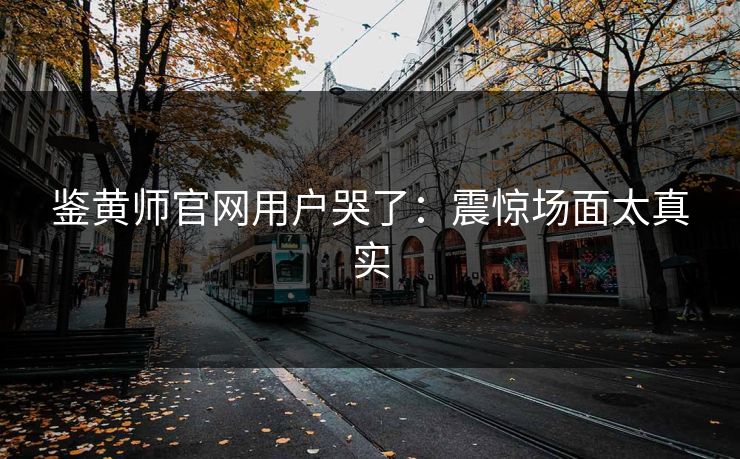 鉴黄师官网用户哭了：震惊场面太真实