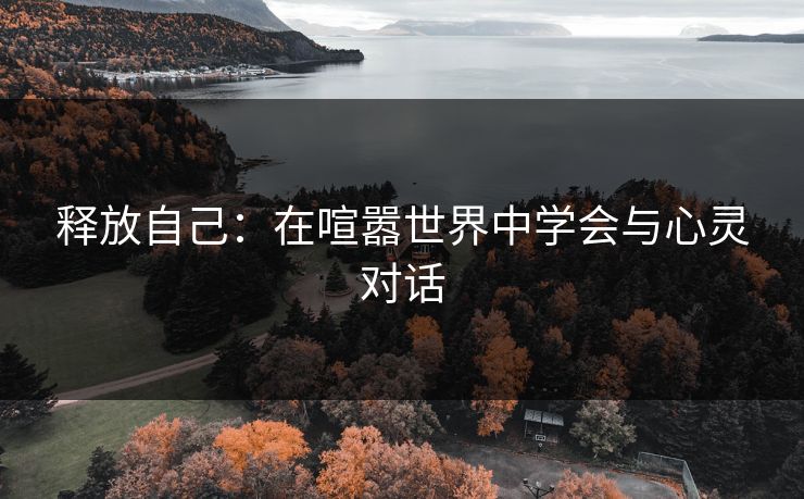 释放自己：在喧嚣世界中学会与心灵对话